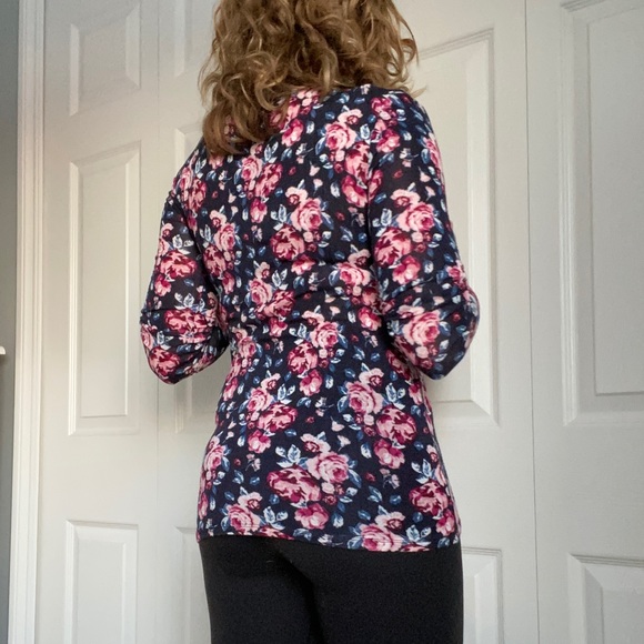 Aeropostale floral print long sleeve tee - Picture 7 of 7